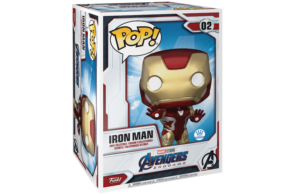 boiler bagage Lucky Funko Pop! Marvel Avengers End Game Iron Man 18 Inch Funko Shop Exclusive  Figure #02 - FW21 - US