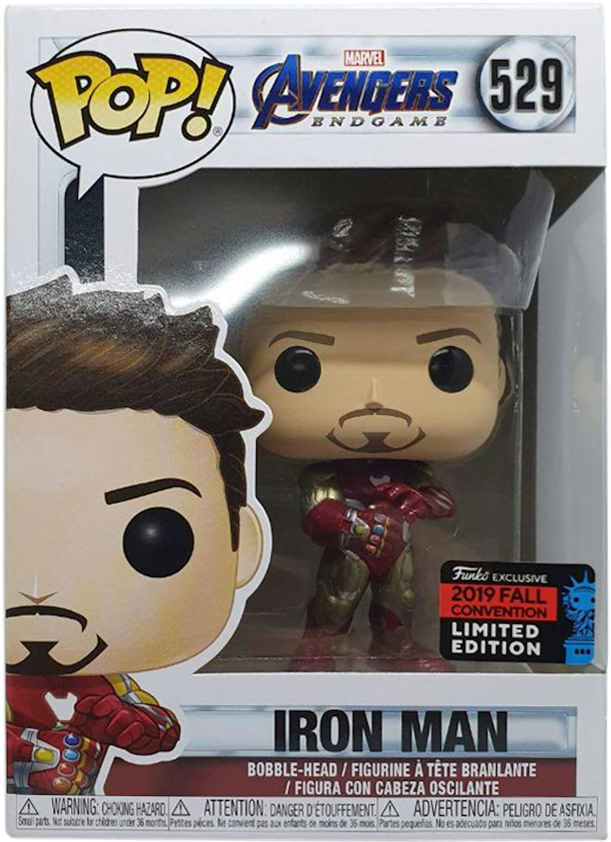 Funko Pop Marvel Avengers:endgame Tony Stark Iron Man 529 Action