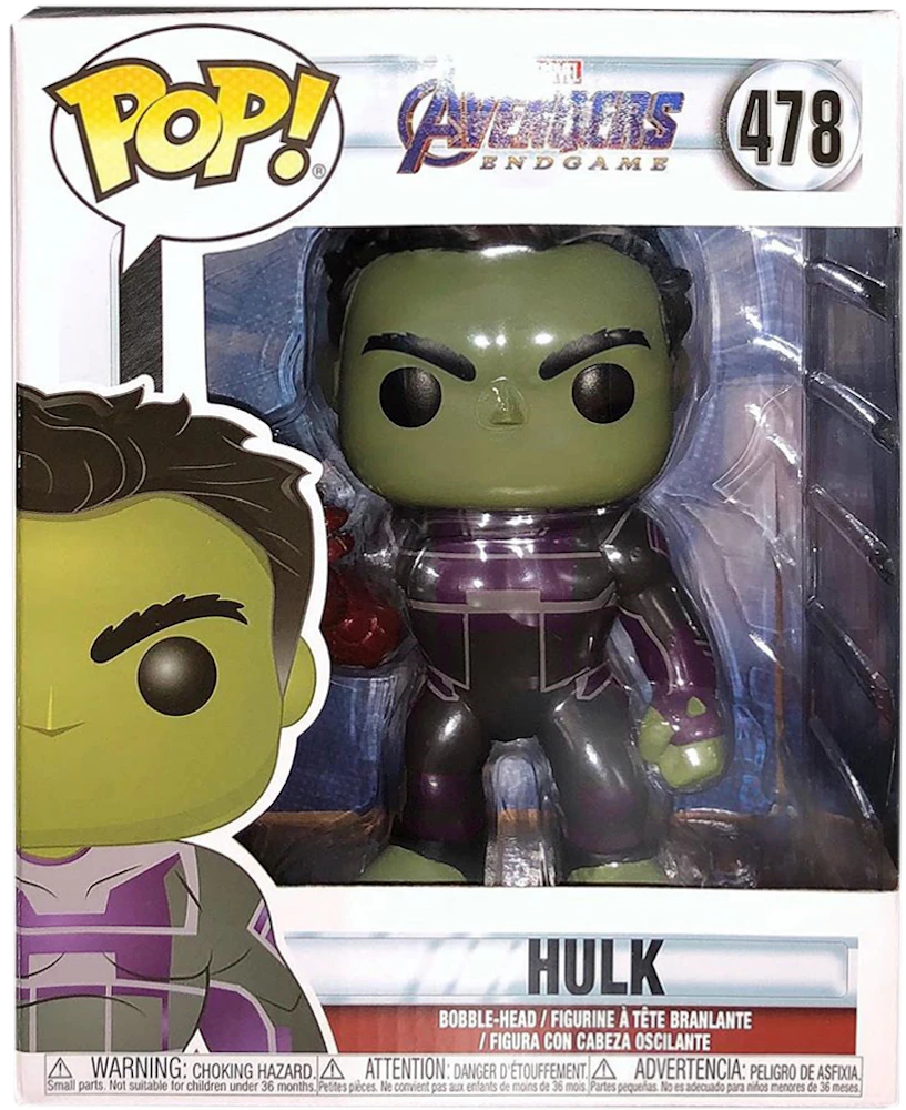 Funko Pop! Marvel Avengers Hulk 6 inch Bobble-Head Figure #478 - US