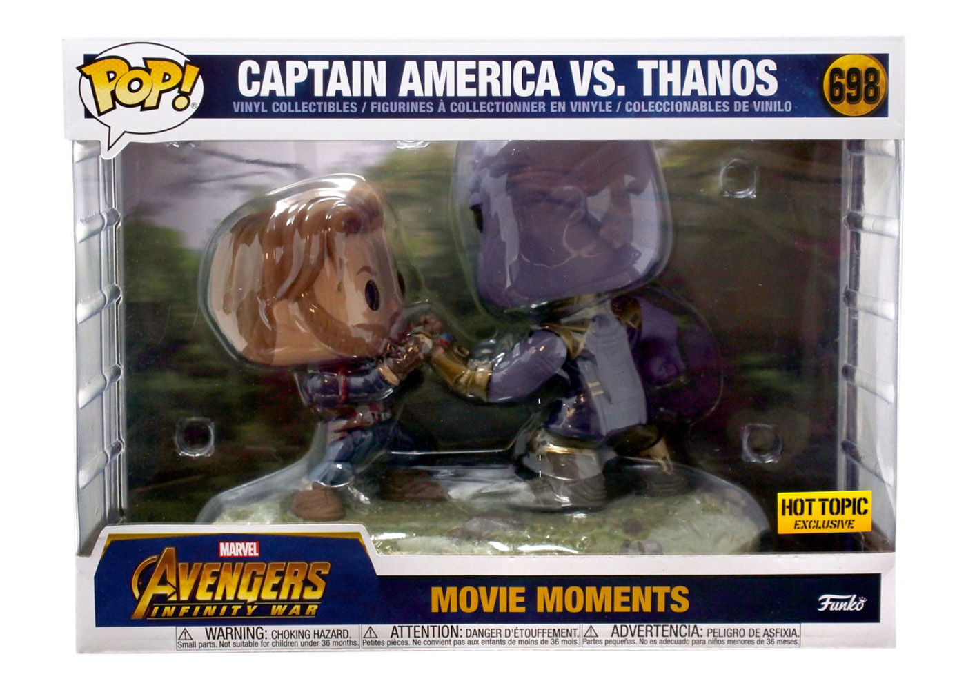 Funko Pop! Marvel Avengers Infinity War Captain America vs. Thanos 