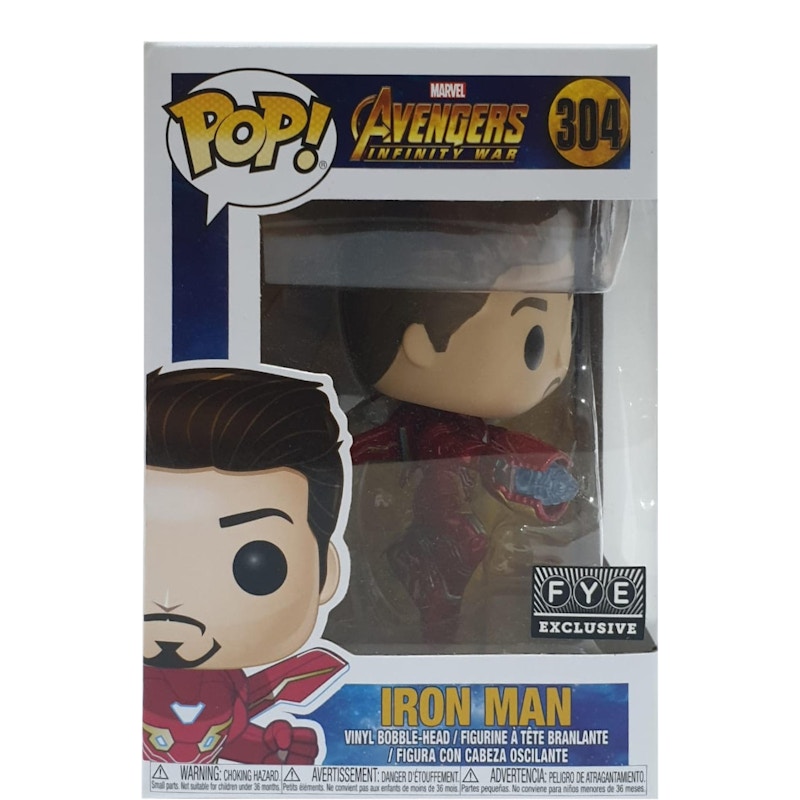 Fye iron sale man funko pop