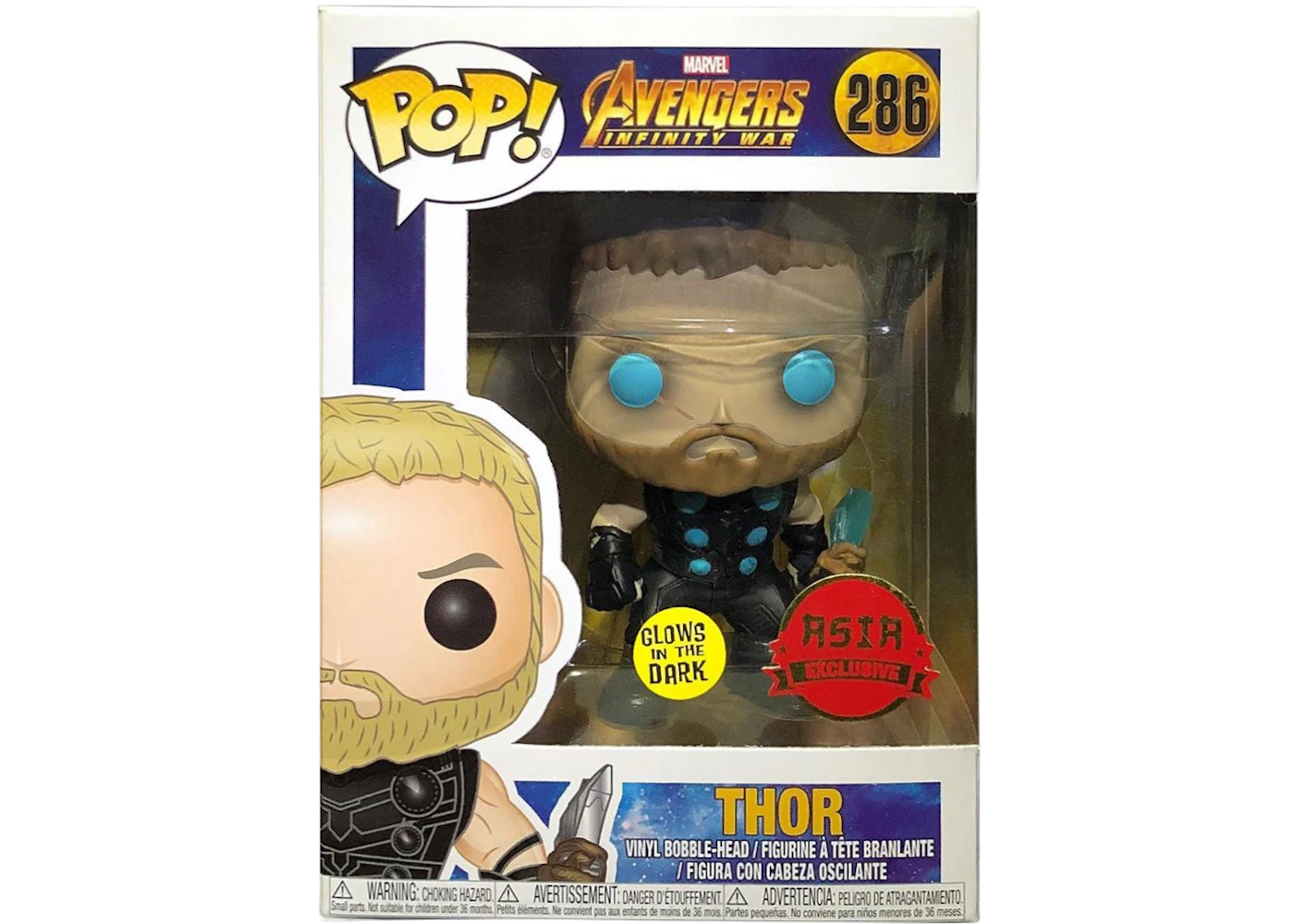 Funko Pop! Marvel Avengers Infinity War Thor (Glow) Asia Exclusive