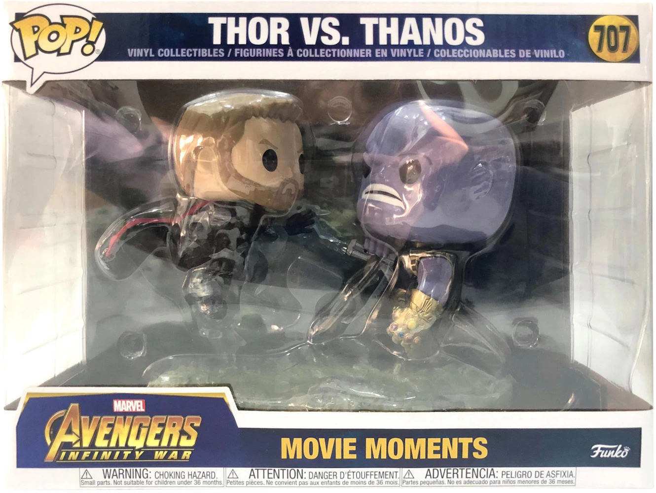 Pop! Marvel Avengers War Thor vs. Thanos Movie Moment Figure #707 -