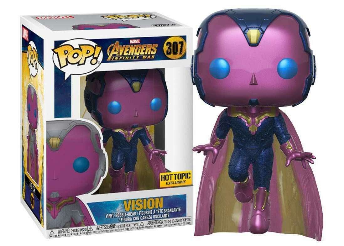 Funko Pop Vision Avengers Infinity War Hot Topic 