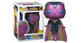 Funko Pop! Marvel Avengers Infinity War Vision Hot Topic Exclusive Figure #307