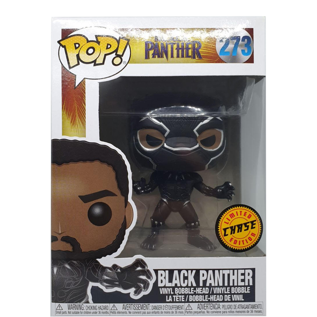 FUNKO POP BLACK PANTHER CHASE # 273 NEVER OPENED!! 
