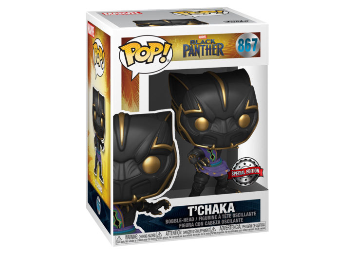Funko Pop! Marvel Black Panther T'Chaka Special Edition Figure #867