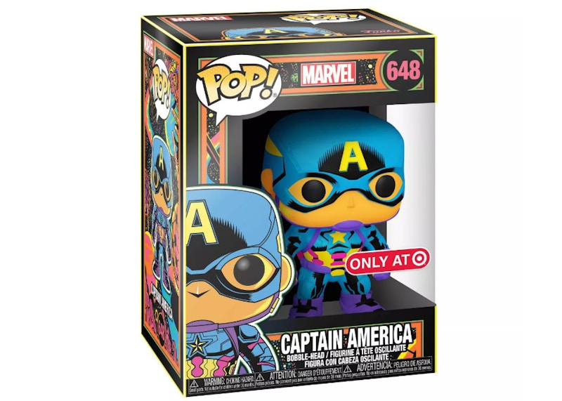 target black light captain america