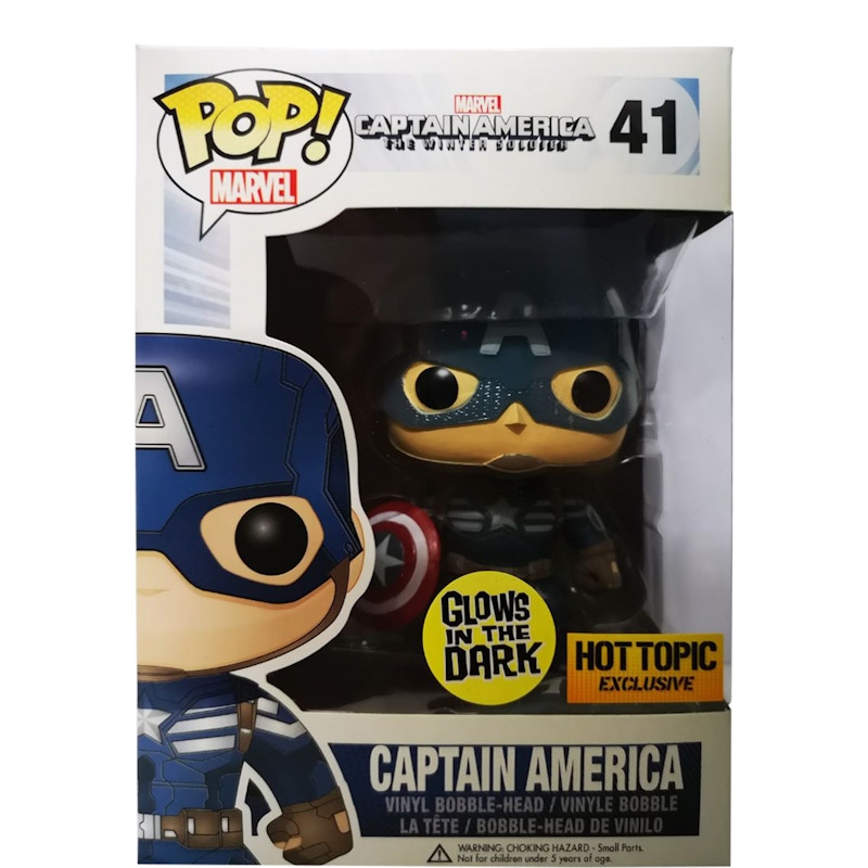 Captain america funko pop best sale hot topic