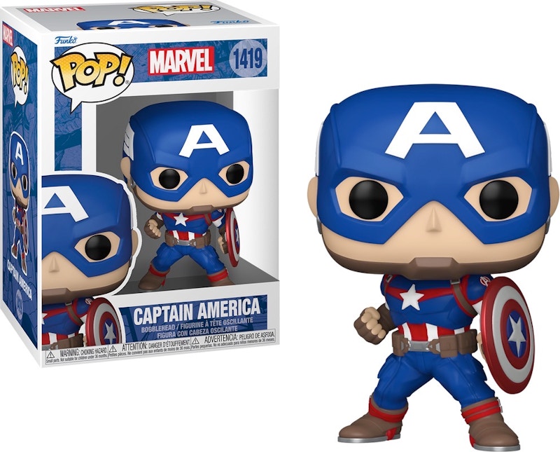 Funko Pop! Marvel: Captain America (New Classic) Figure #1419