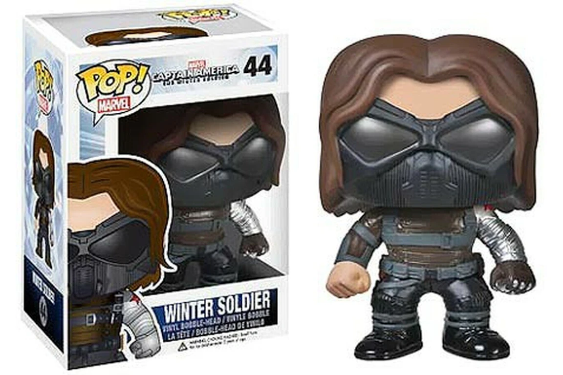 Funko Pop! Marvel Captain America The Winter Soldier Winter Soldier Bobble-Head #44