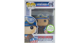 Funko Pop! Marvel Captain America (WWII) Spring Convention Exclusive Figure #219