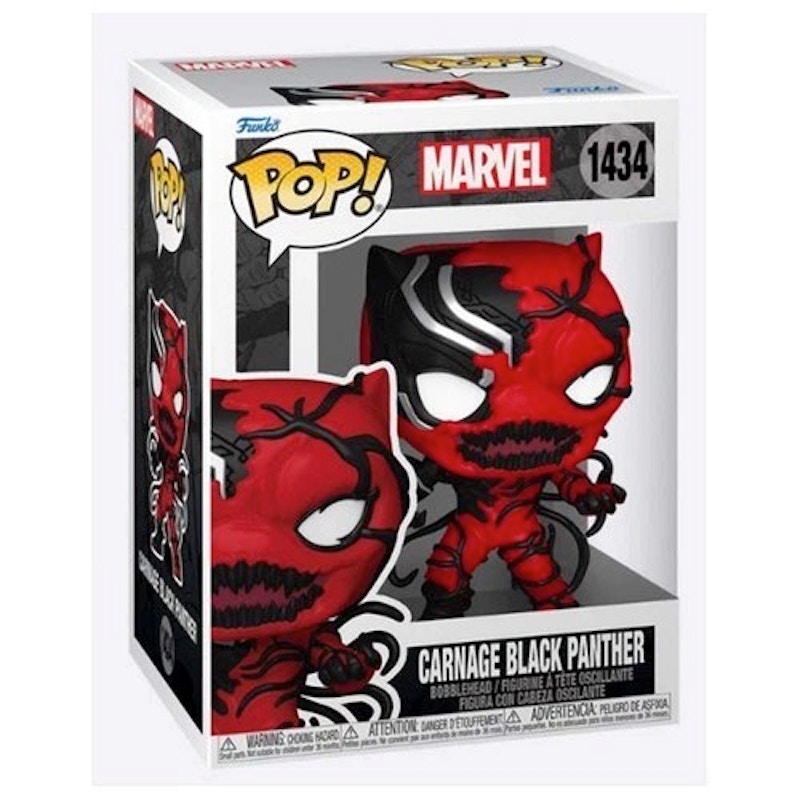 Funko Pop! Marvel: Carnage Black Panther Figure #1434