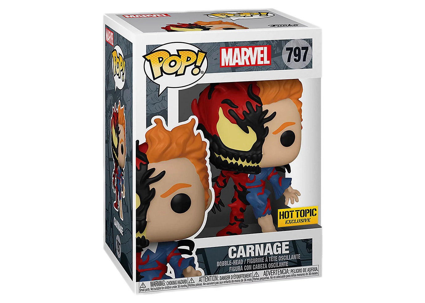 Funko Pop! Marvel Carnage Hot Topic Exclusive Figure #797 - US