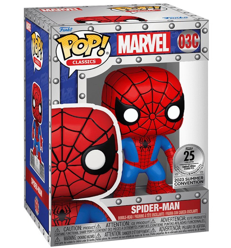 Funko Pop! Marvel Classics Spider-Man 25th Anniversary Figure #03C