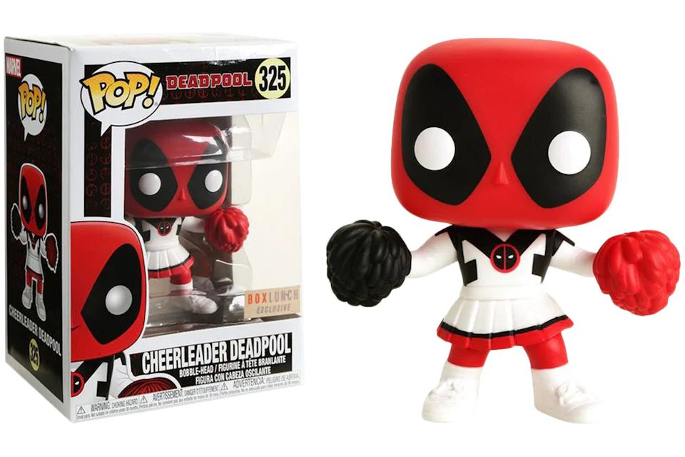 Funko Pop! Marvel Deadpool Cheerleader Deadpool Box Lunch Exclusive Bobble-Head #325