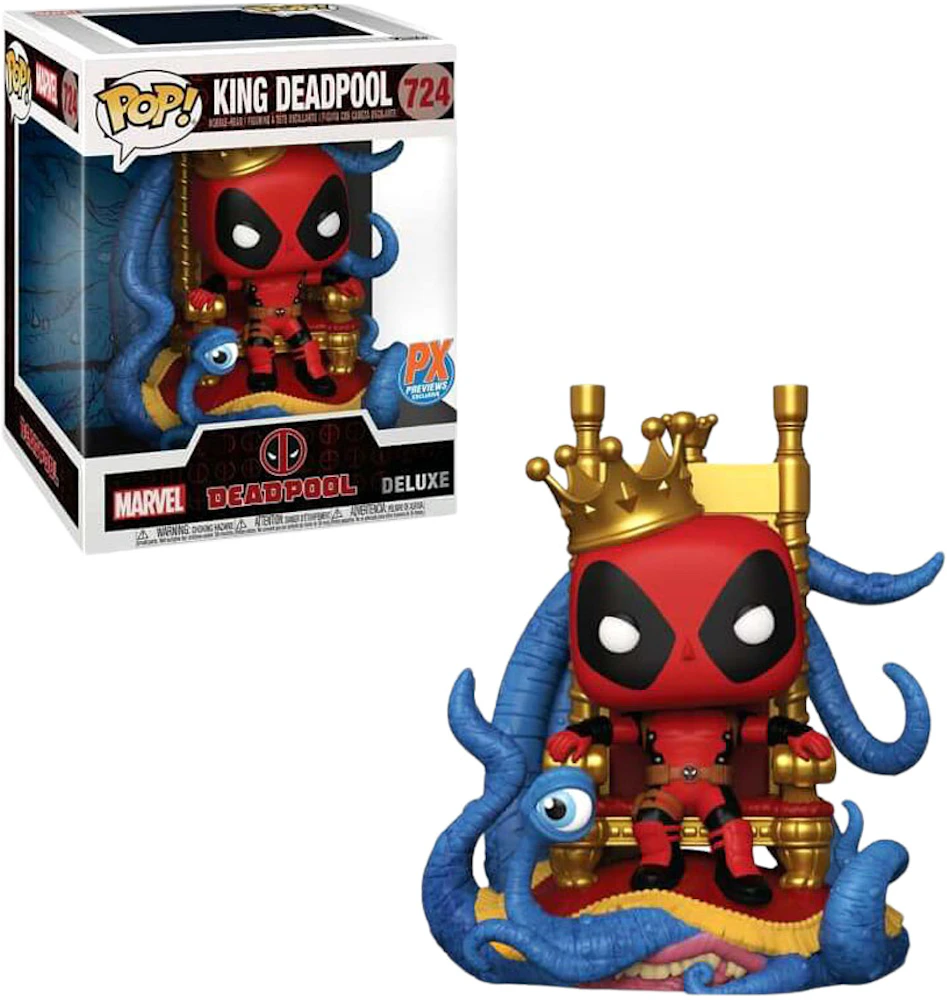 Funko Pop! Marvel Deadpool King Deadpool Deluxe PX Previews