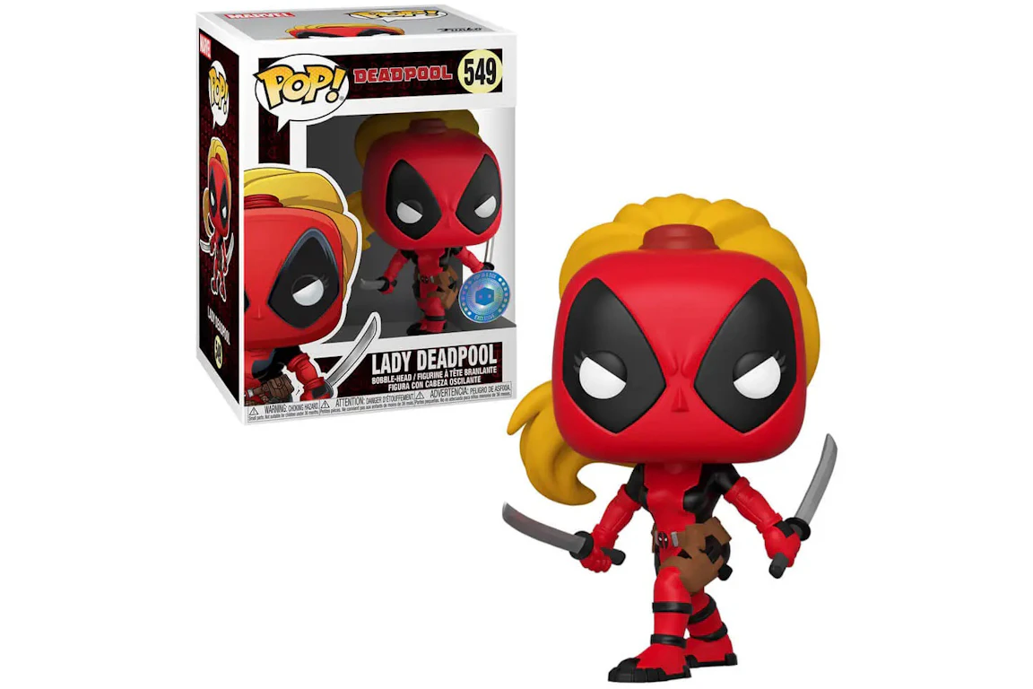 Funko Pop! Marvel Deadpool Lady Deadpool Pop In A Box Exclusive Figure #549