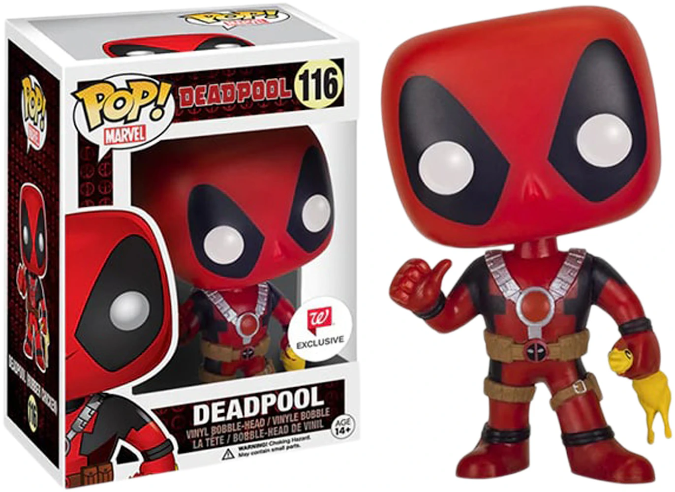 Funko Pop! Marvel 320 Deadpool Bobble-Head Figurine NRFB - We-R-Toys