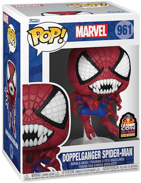 Funko Pop! Marvel Doppelganger Spider-Man 2021 LA Comic Con Exclusive  Figure #961 - FW21 - GB