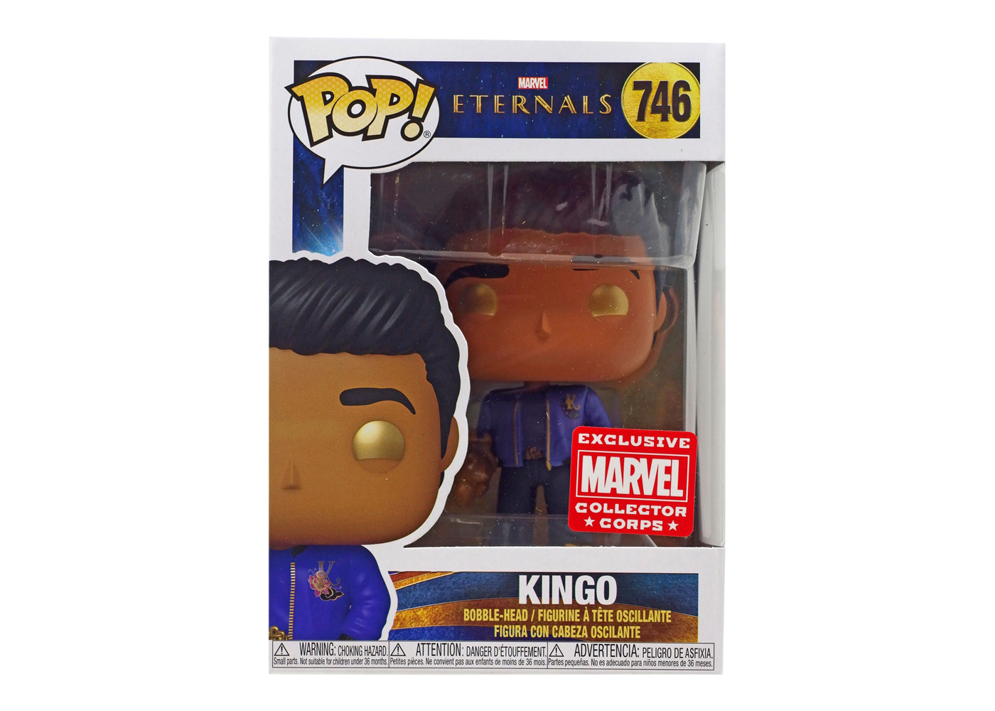 Funko Pop! Marvel Eternals Kingo Collector Corps Exclusive Figure 