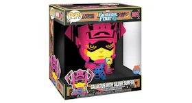 Funko Pop! Marvel Fantastic Four Black Light Galactus With Silver Surfer Previews Exclusive 10 Inch Figure #809
