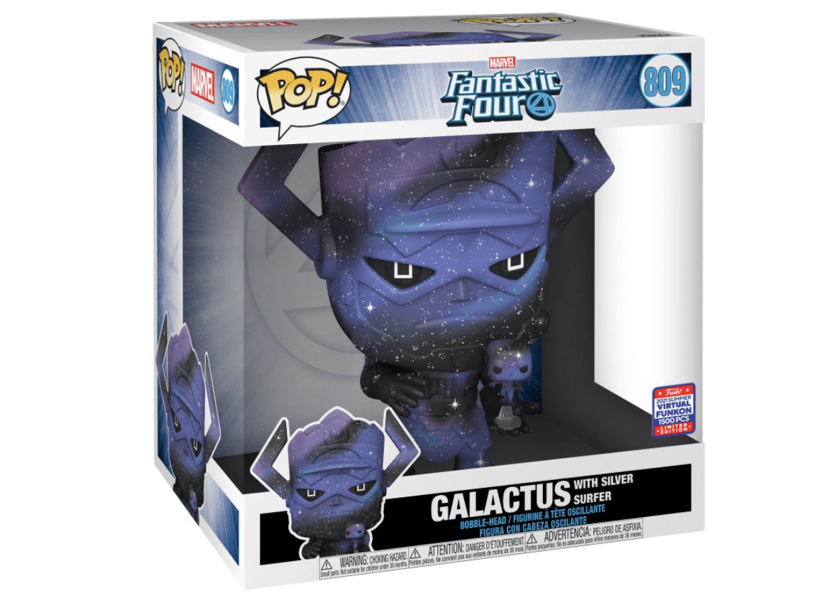 Funko Pop! Marvel Fantastic Four Galactus With Silver Surfer 2021 