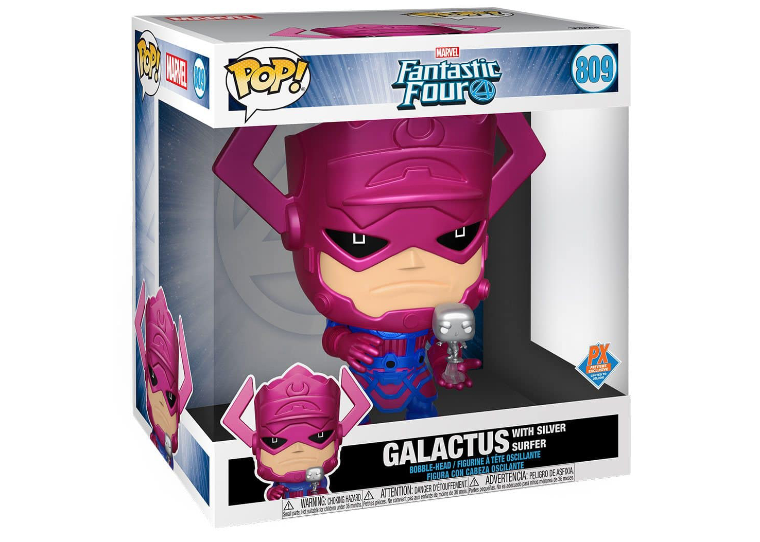 Funko Pop! Marvel Fantastic Four Galactus with Silver Surfer 