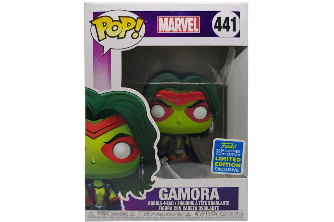 Funko Pop! Marvel Gamora Summer Convention Exclusive Bobble-Head Figure #441