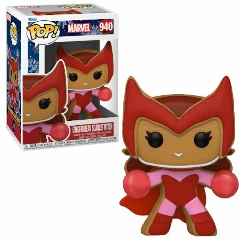 Funko Pop! Marvel: Gingerbread Scarlet Witch Figure #940