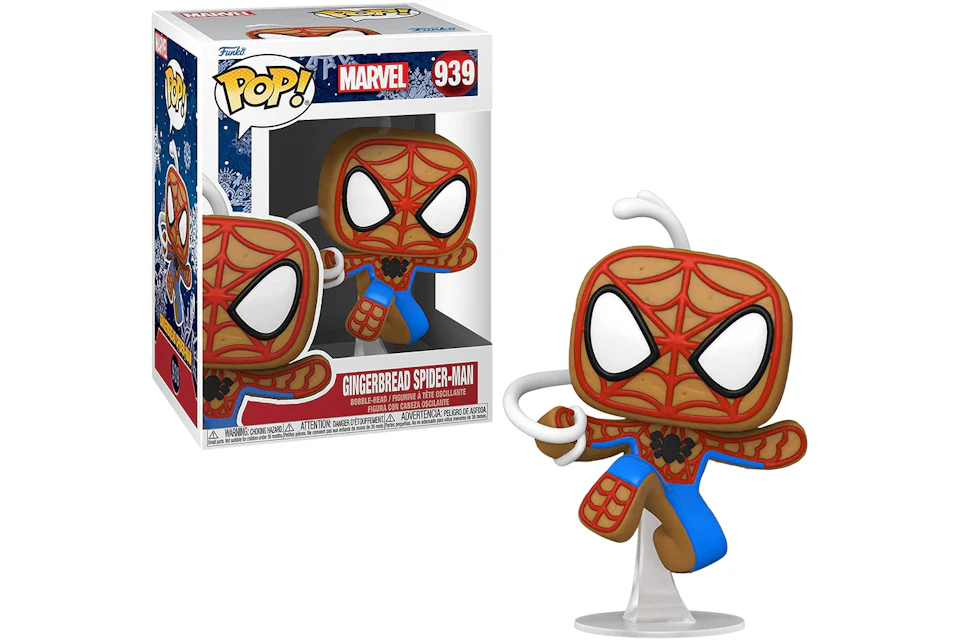 Funko Pop! Marvel Gingerbread Spider-Man Figure #939