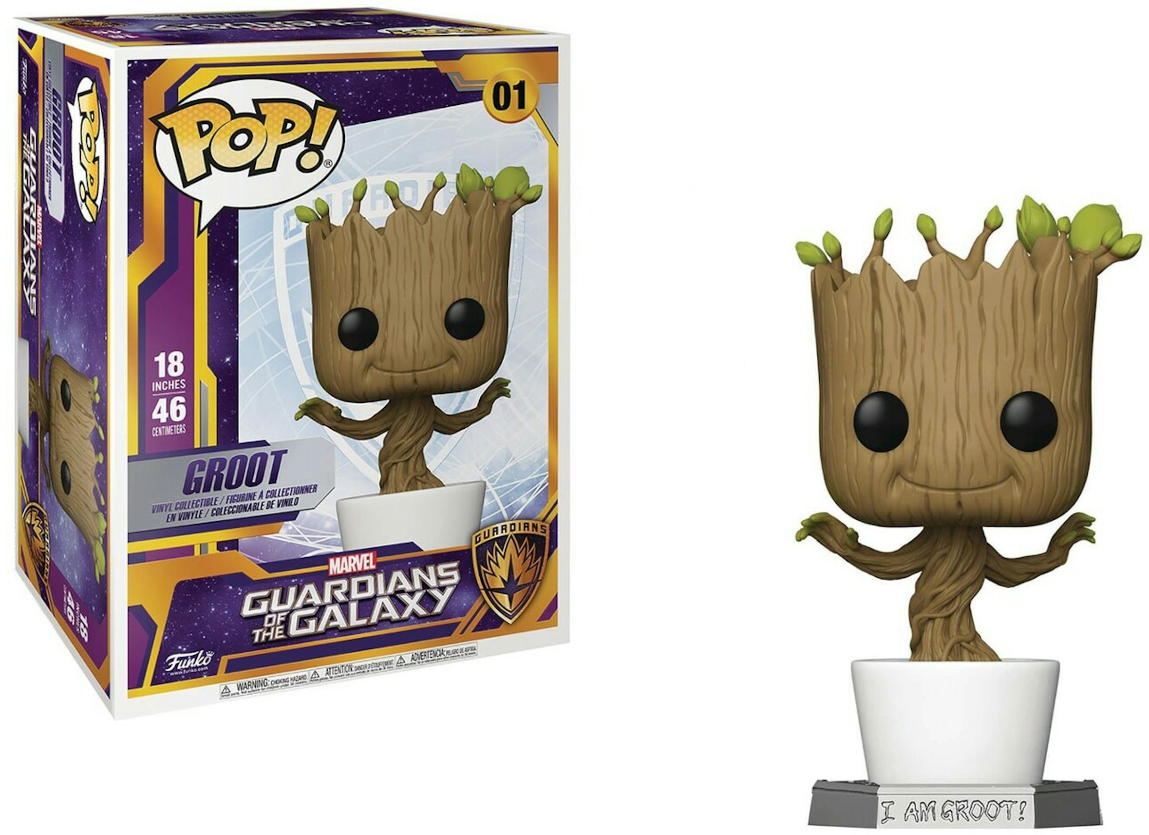  Funko POP Marvel: Guardians of The Galaxy - Groot