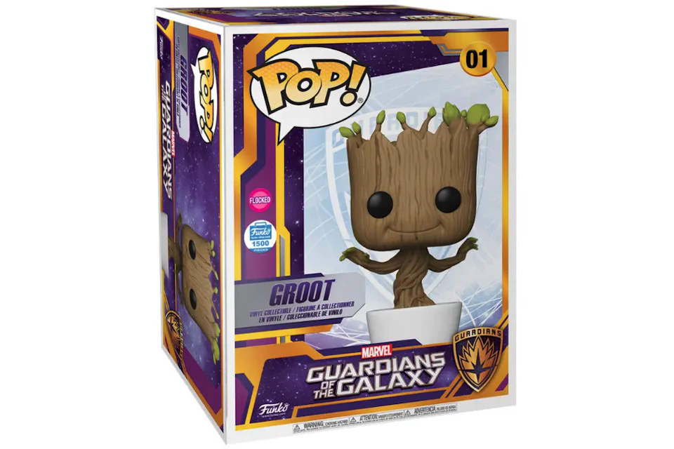 Funko Pop! Marvel Guardians of the Galaxy Groot 18 Inch Flocked Funko Shop Exclusive Figure #01