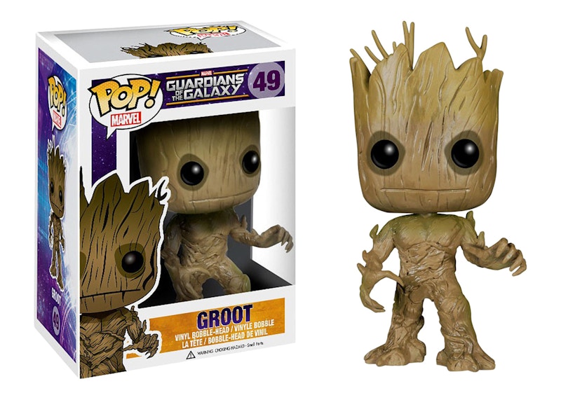 Funko Pop! Marvel Guardians of the Galaxy Groot Bobble-Head #49