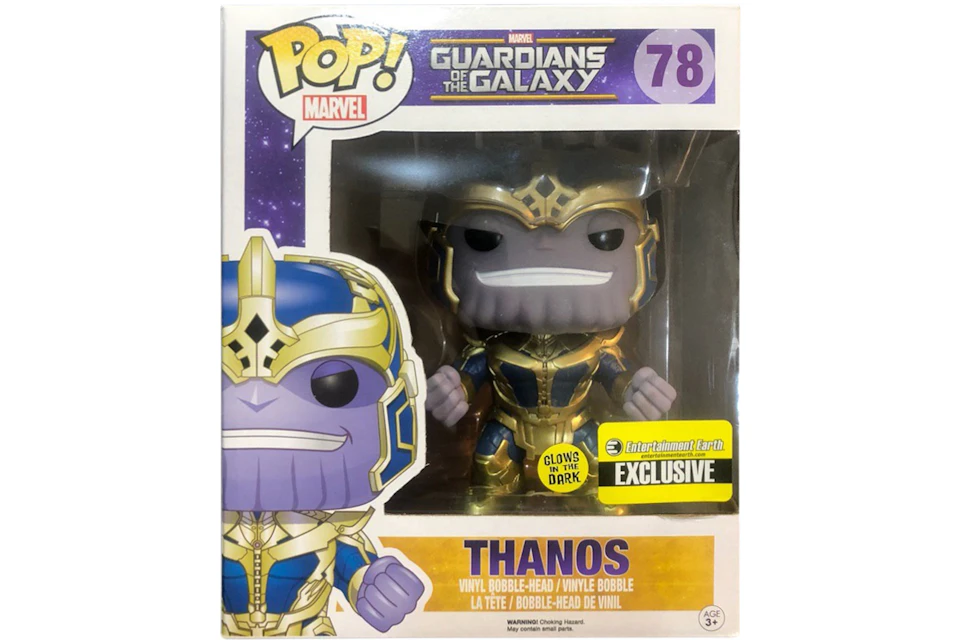 Gedetailleerd Spin Omkleden Funko Pop! Marvel Guardians of the Galaxy Thanos (Glow) Entertainment Earth  Exclusive 6 Inch Figure #78 - US