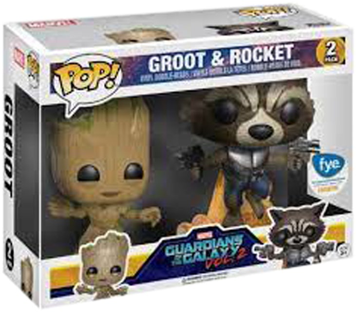 Funko Pop Guardians Of The Galaxy Rocket & Groot # 1089 Box Lunch