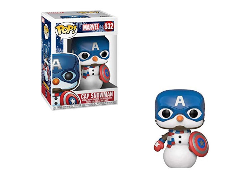 captain america snowman pop