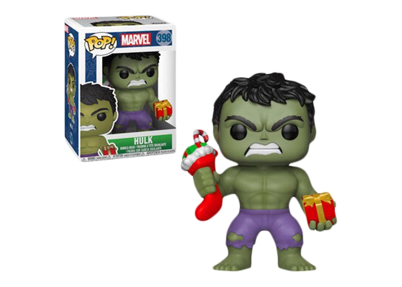 Funko Pop! Marvel Hulk Stocking & Presents Figure #398 - US