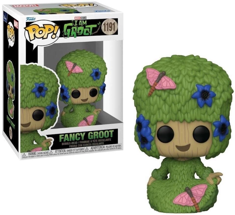 Funko Pop! Marvel: I Am Groot Fancy Groot Figure #1191