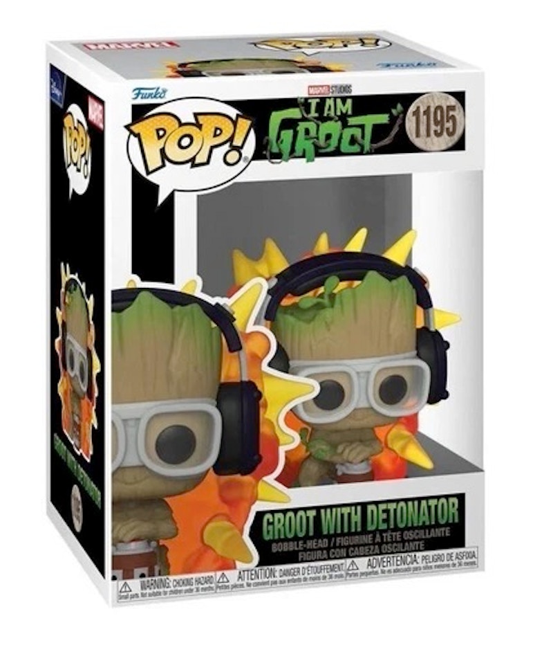 Funko Pop! Marvel: I Am Groot Groot w/ Detonator Figure #1195