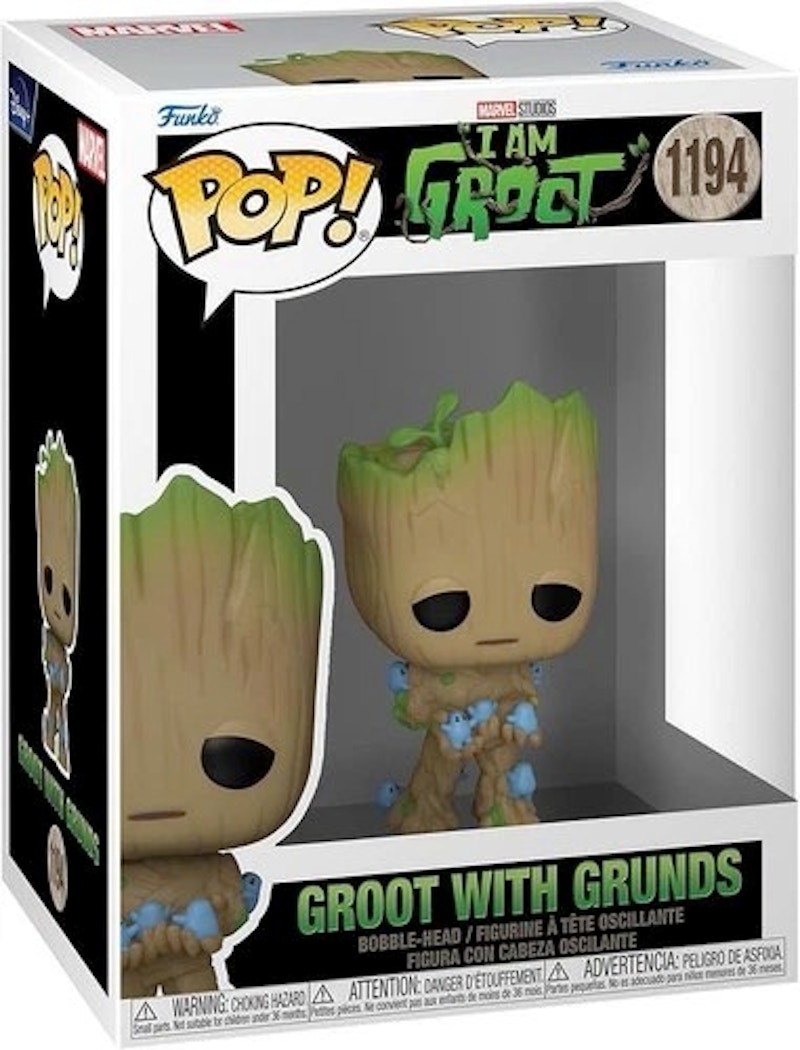 Funko Pop! Marvel: I Am Groot Groot w/ Grunds Figure #1194
