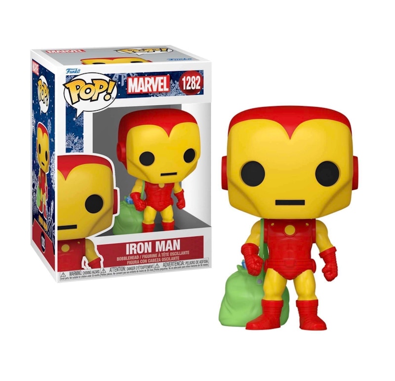 Funko Pop! Marvel: Iron Man with Bag (Holiday) Figure #1282