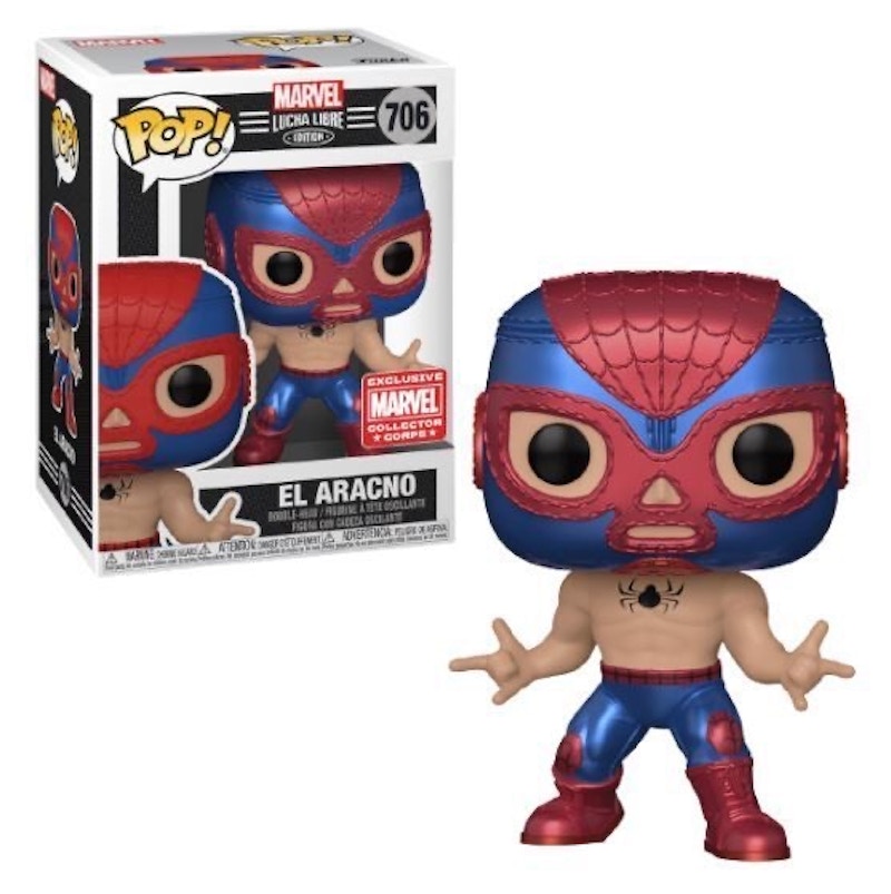 Funko Pop! Marvel: Lucha libra El Aracno (Marvel Corps) Figure #706