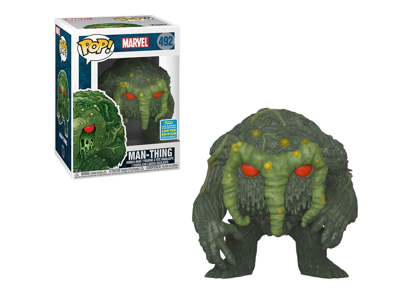 Funko Pop! Marvel Man-Thing Summer Convention Exclusive Bobble 