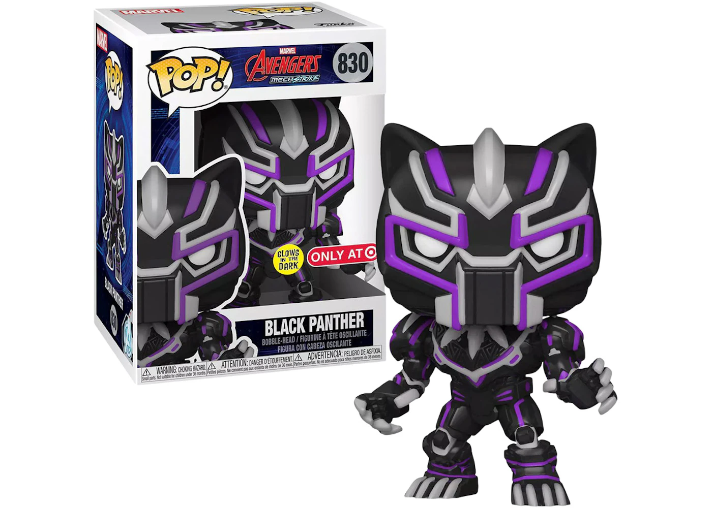 zien leven Pidgin Funko Pop! Marvel Mechstrike Black Panther (Glow) Target Exclusive Figure  #830 - US