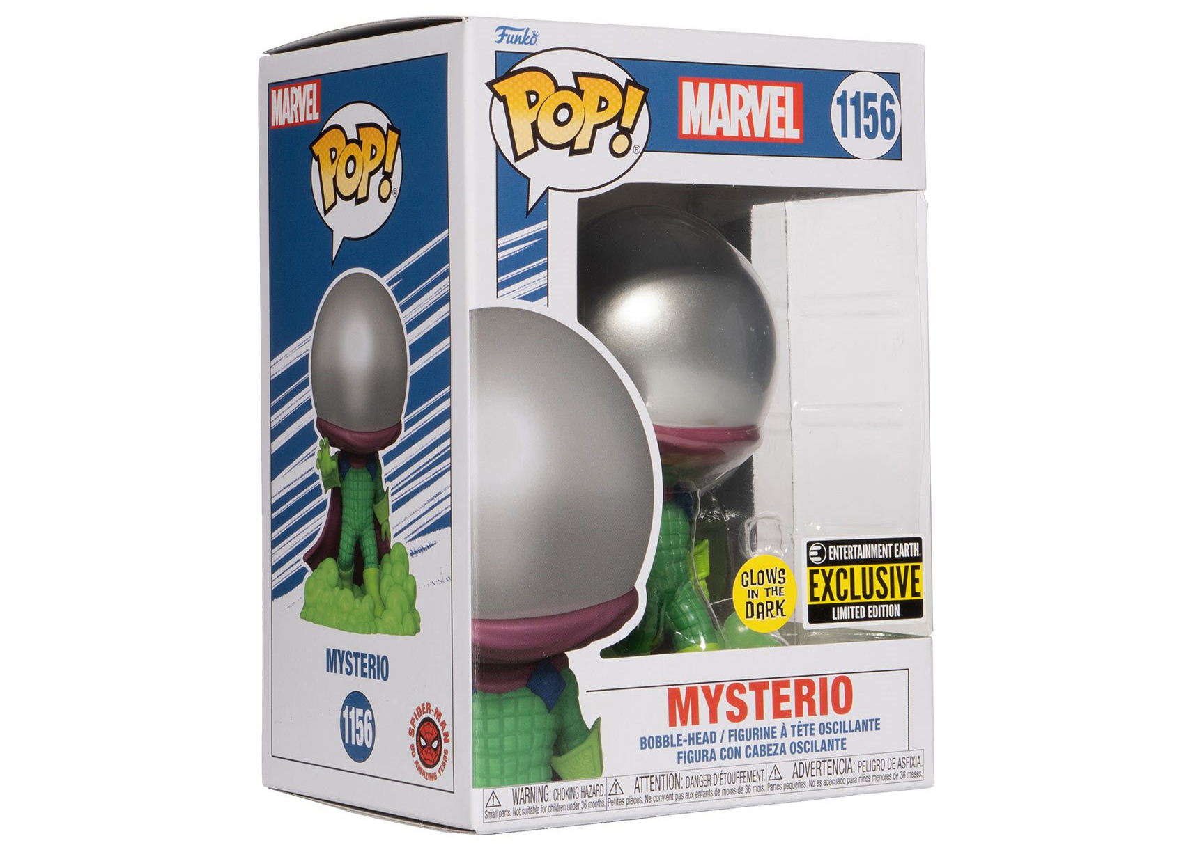 Funko Pop! Marvel Mysterio (616) GITD Entertainment Earth