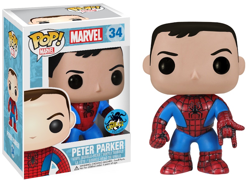 peter parker pop figure