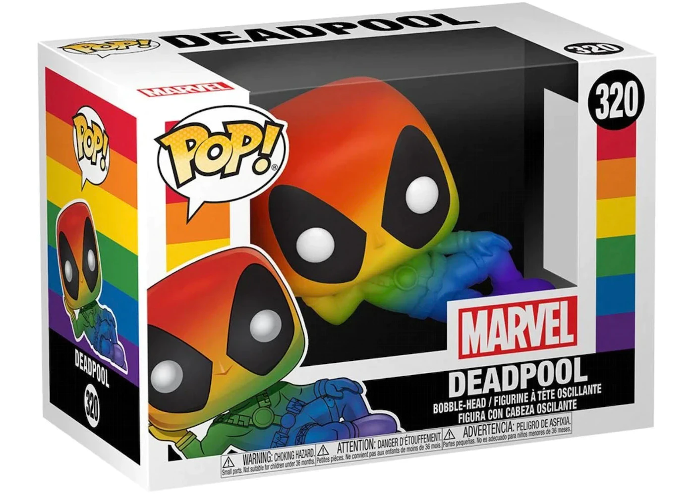 Funko Pop! Marvel Pride Deadpool (Rainbow) Figure #320 - IT
