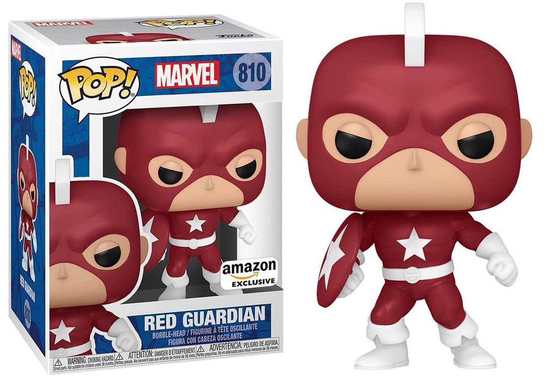 Funko Pop! Marvel Red Guardian Amazon Exclusive Figure #810 - CN