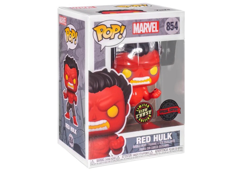 funko pop red hulk chase